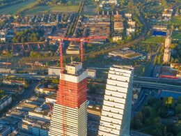Highest tower cranes ever erected in Switzerland
